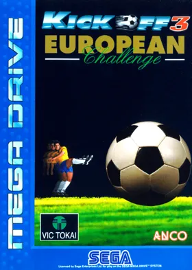 Kick Off 3 - European Challenge (Europe) box cover front